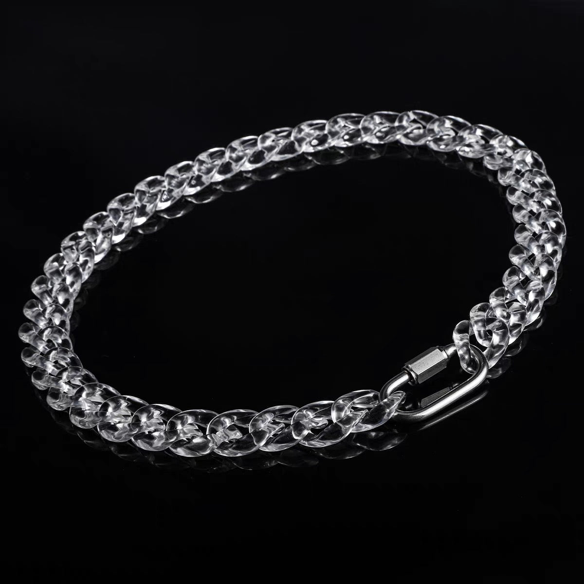 CE | High Street Clear Acrylic Necklace