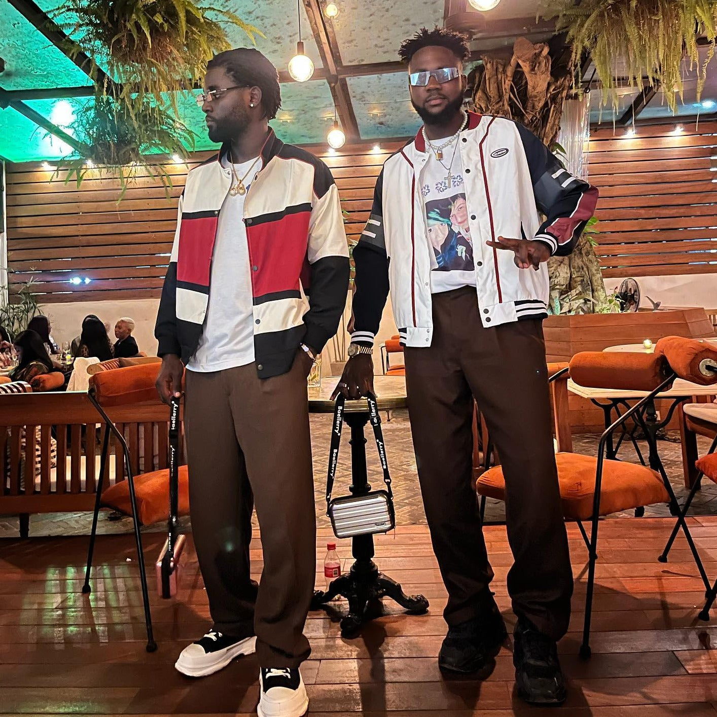 Vintage High Street Racing Baseball Jacket