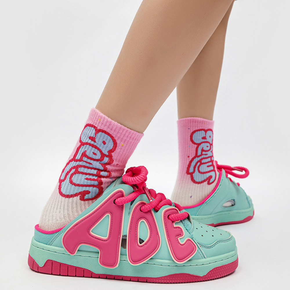 High Street Lettered Half Slip Shoes