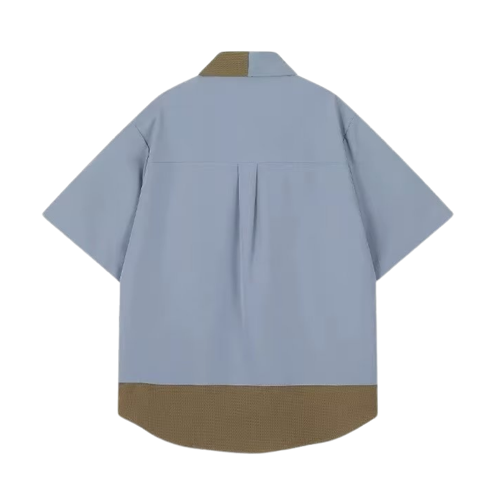 Japanese Drawstring Collar Shirt
