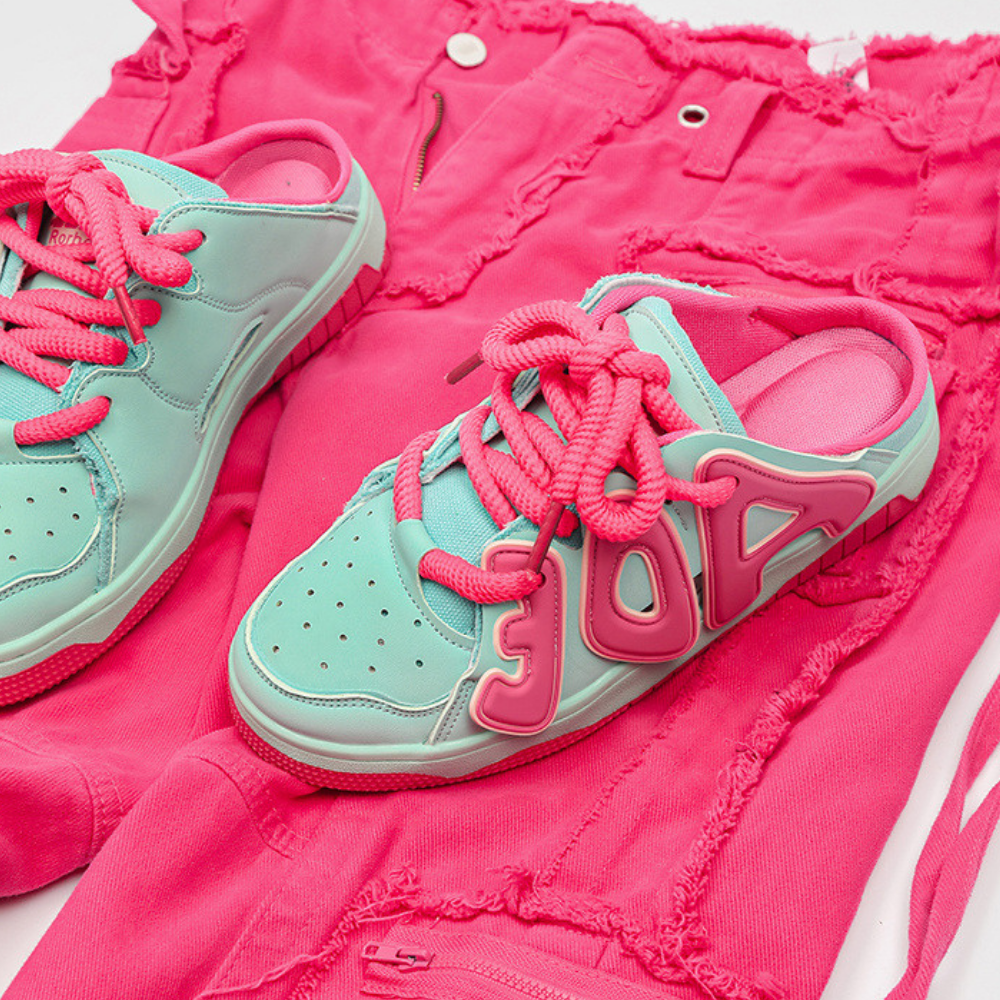 High Street Lettered Half Slip Shoes