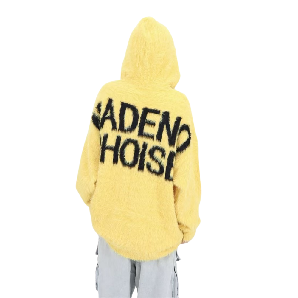 OOC' Vintage Loose Lettering Hooded Sweater