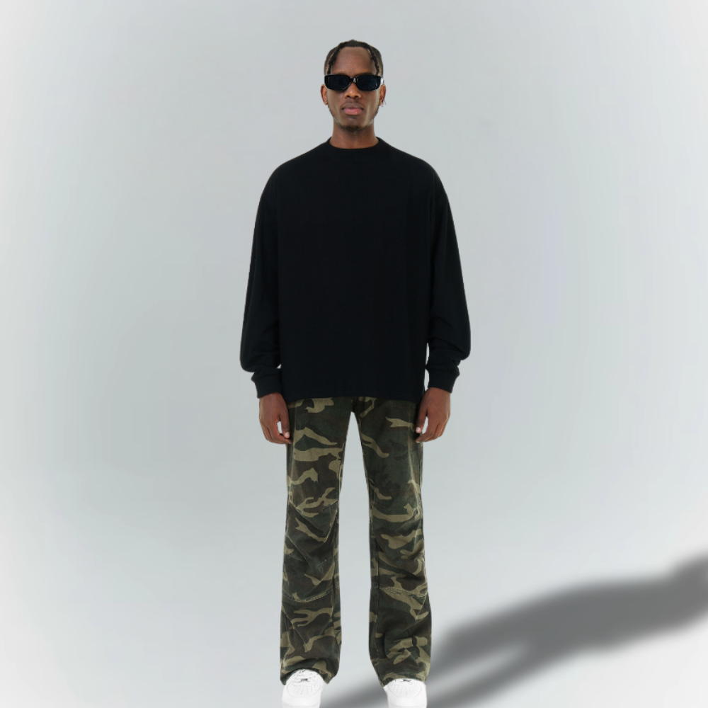 DF|Camo Zip Pockets Jeans