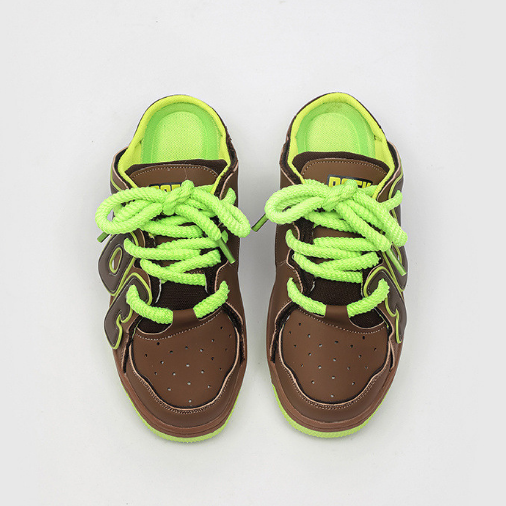 High Street Lettered Half Slip Shoes