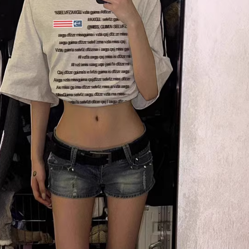 American Heavy Raglan Letter T-shirt