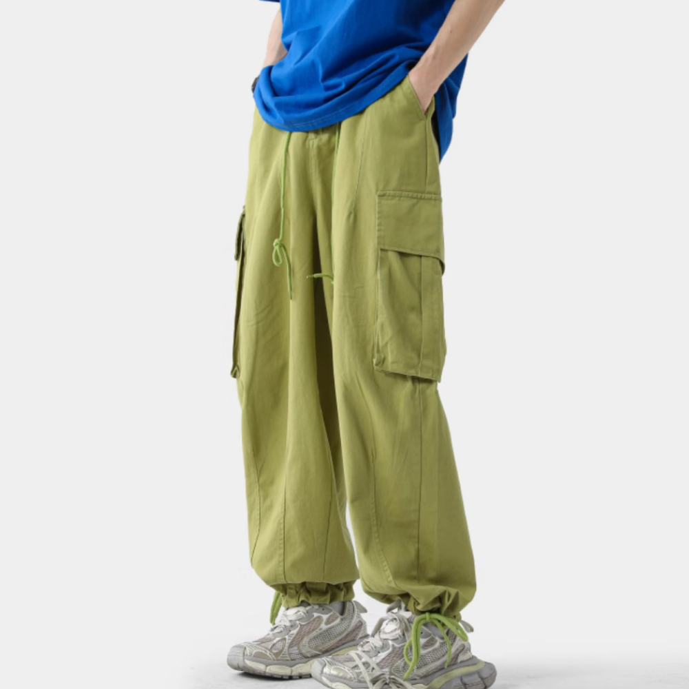 Bright-Colored Leggings Cargo Pants