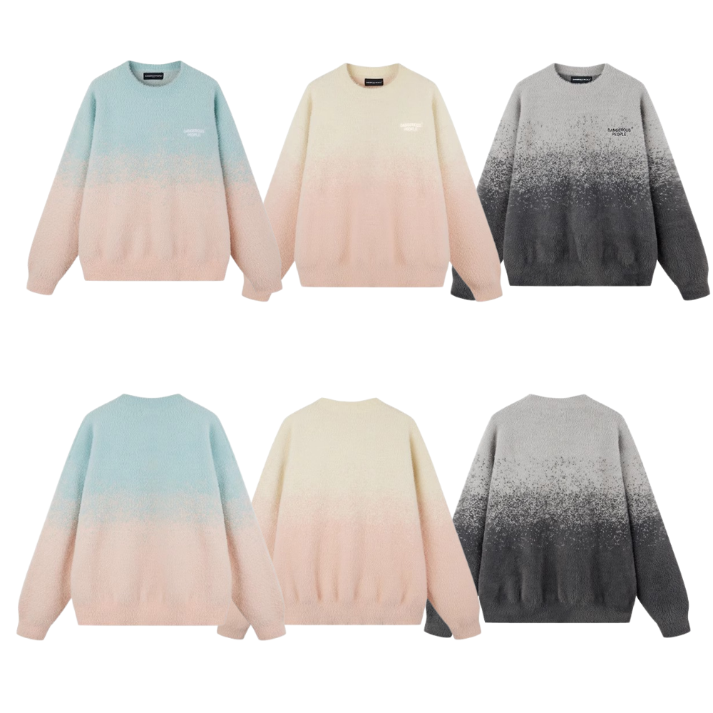 Gradient Soft Mink Sweater
