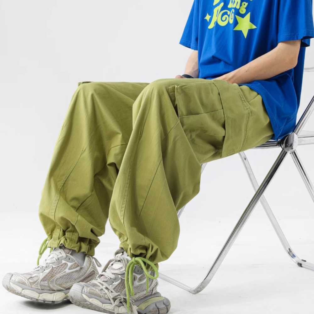 Bright-Colored Leggings Cargo Pants