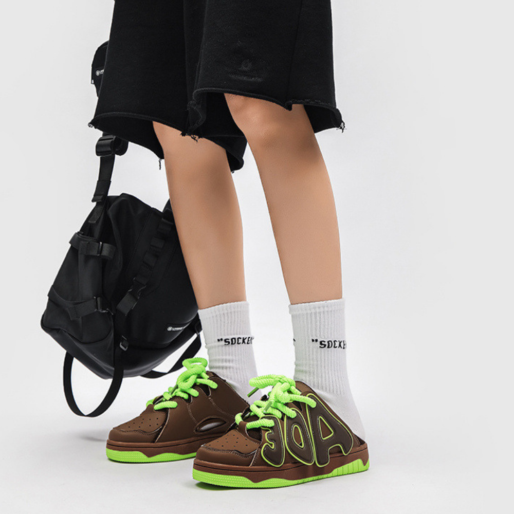 High Street Lettered Half Slip Shoes