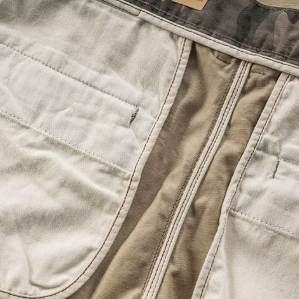 Retro Camouflage Cargo Pants