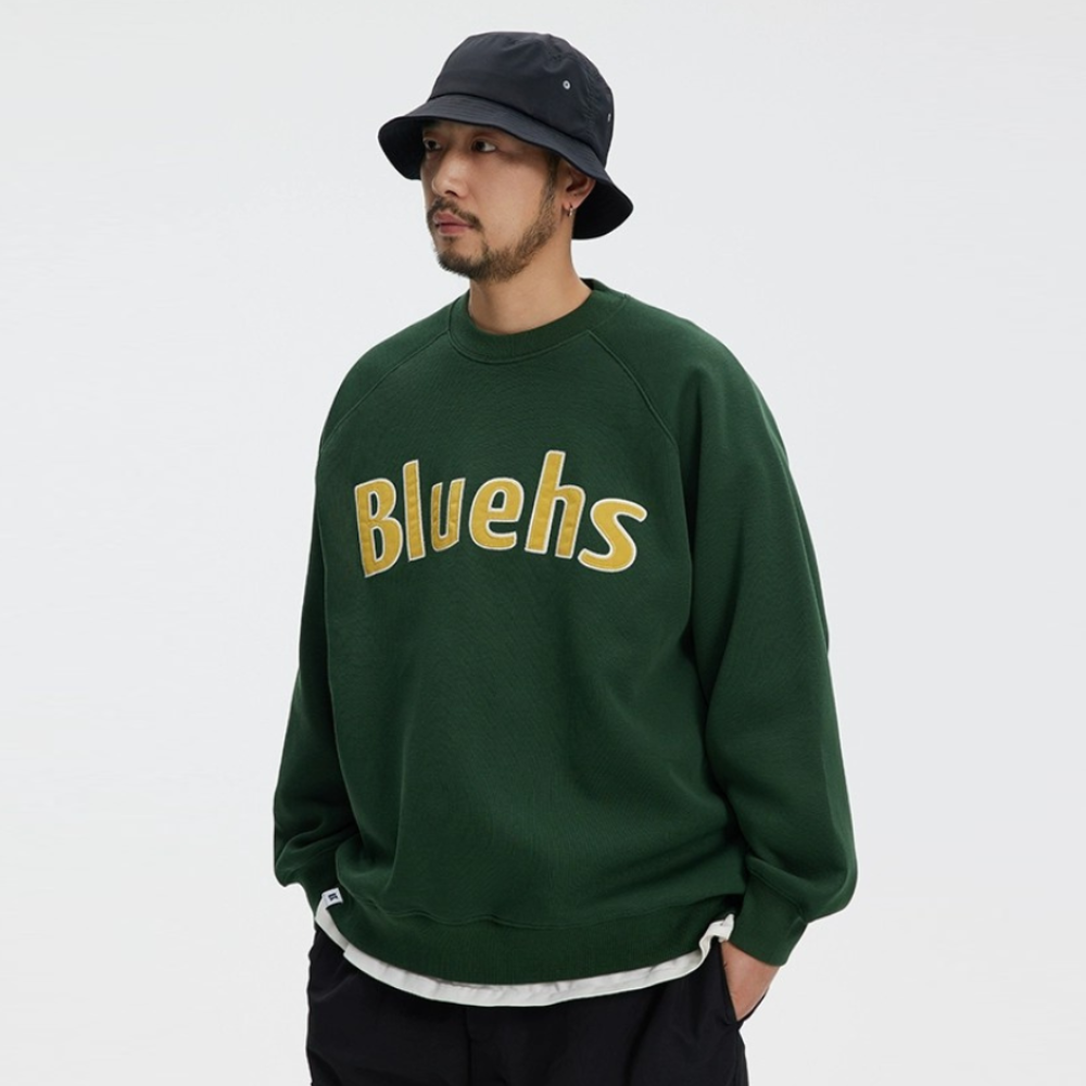 Japanese Simple Printed Sweatshirt