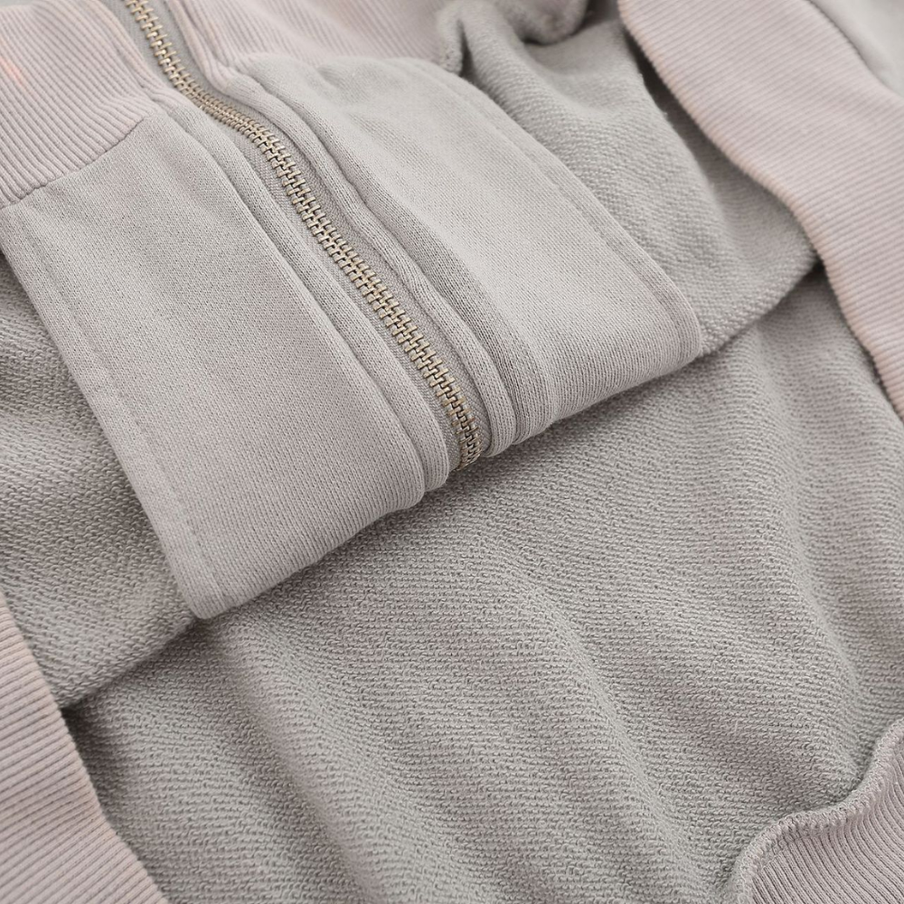 Distressed Lettering Embroidered Hoodie