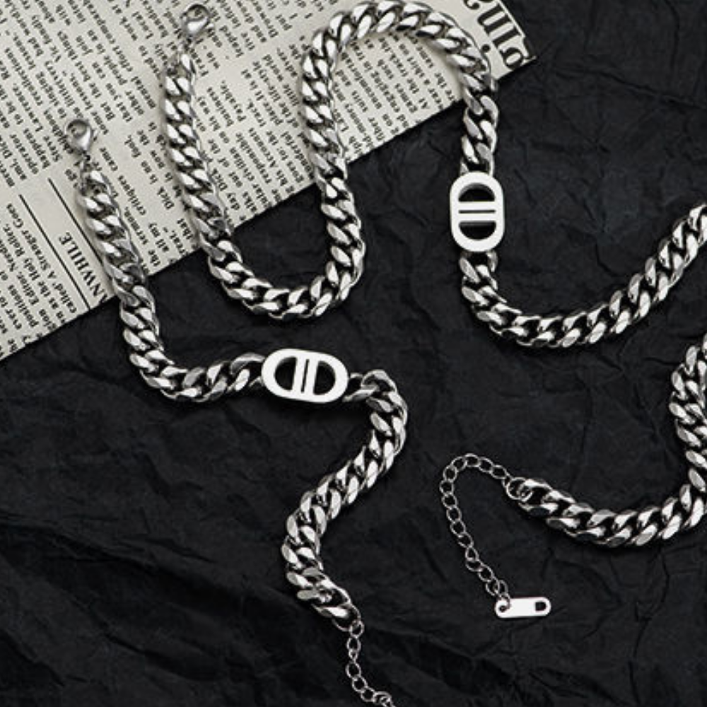 Pig Nose Titanium Steel Necklace