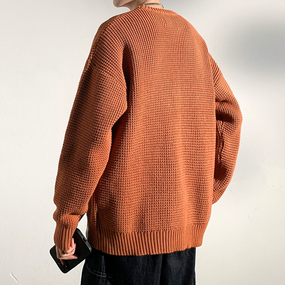 Simple  Solid Color Sweater