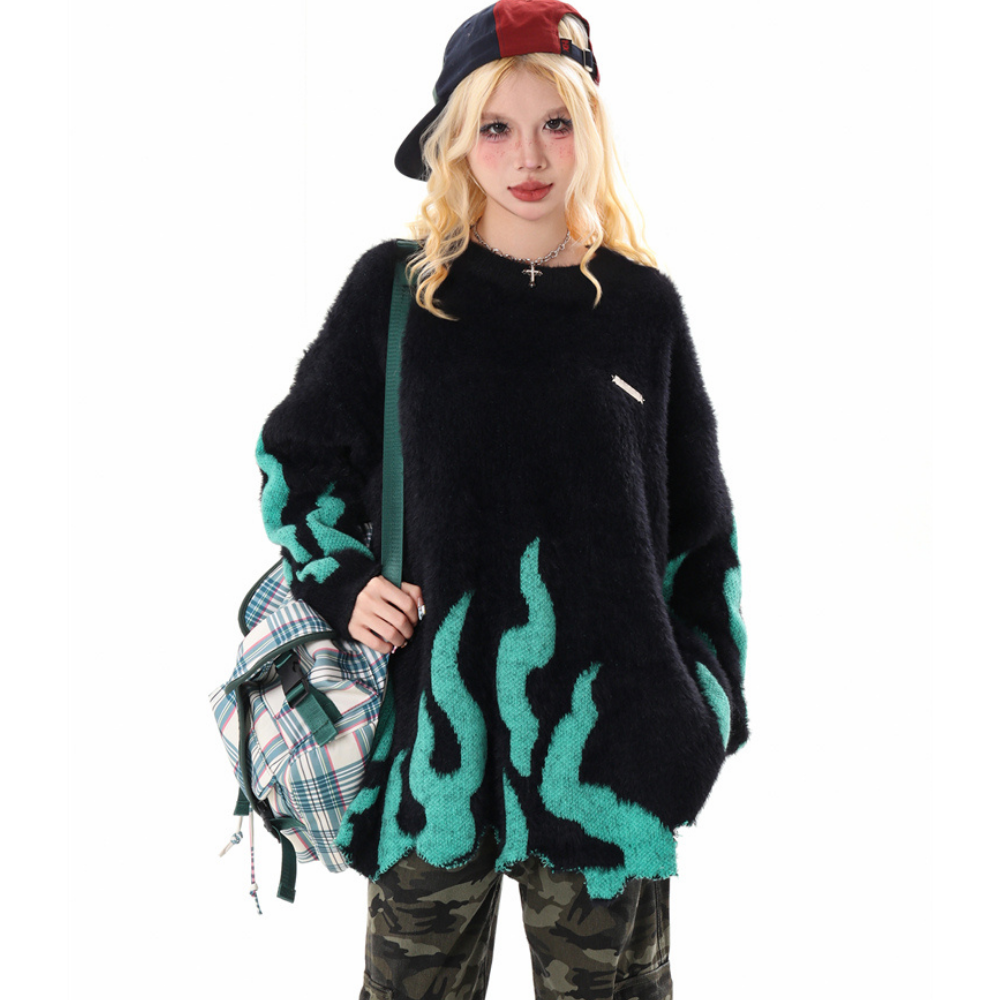 High Street Mink Flame Sweater