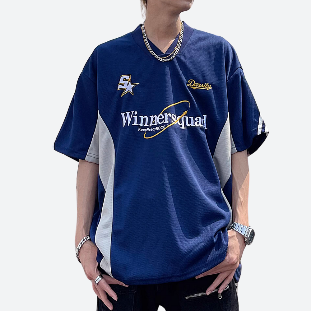 High Street Patchwork Embroidery T-shirt