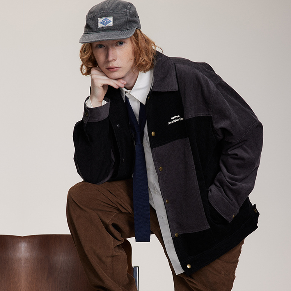 Japanese Patchwork Corduroy Jacket