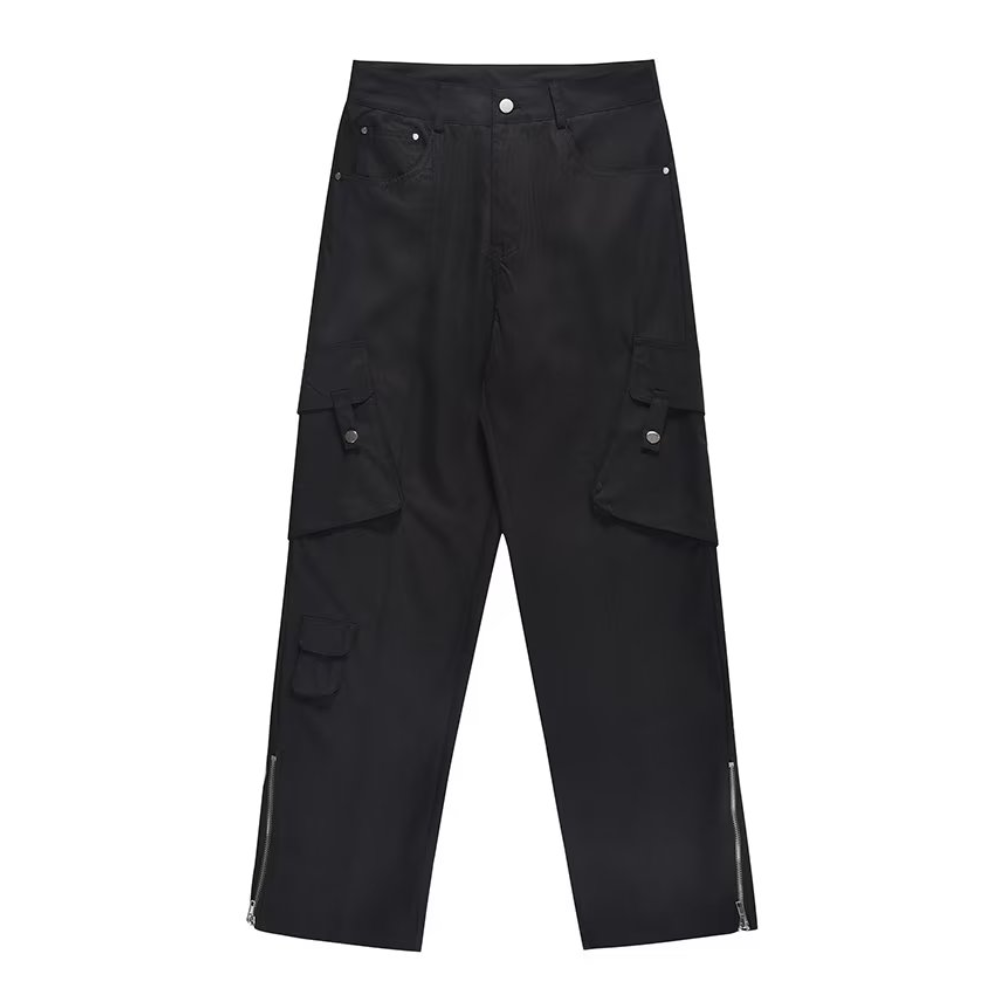 Functional Multi-pocket Design Cargo Pants