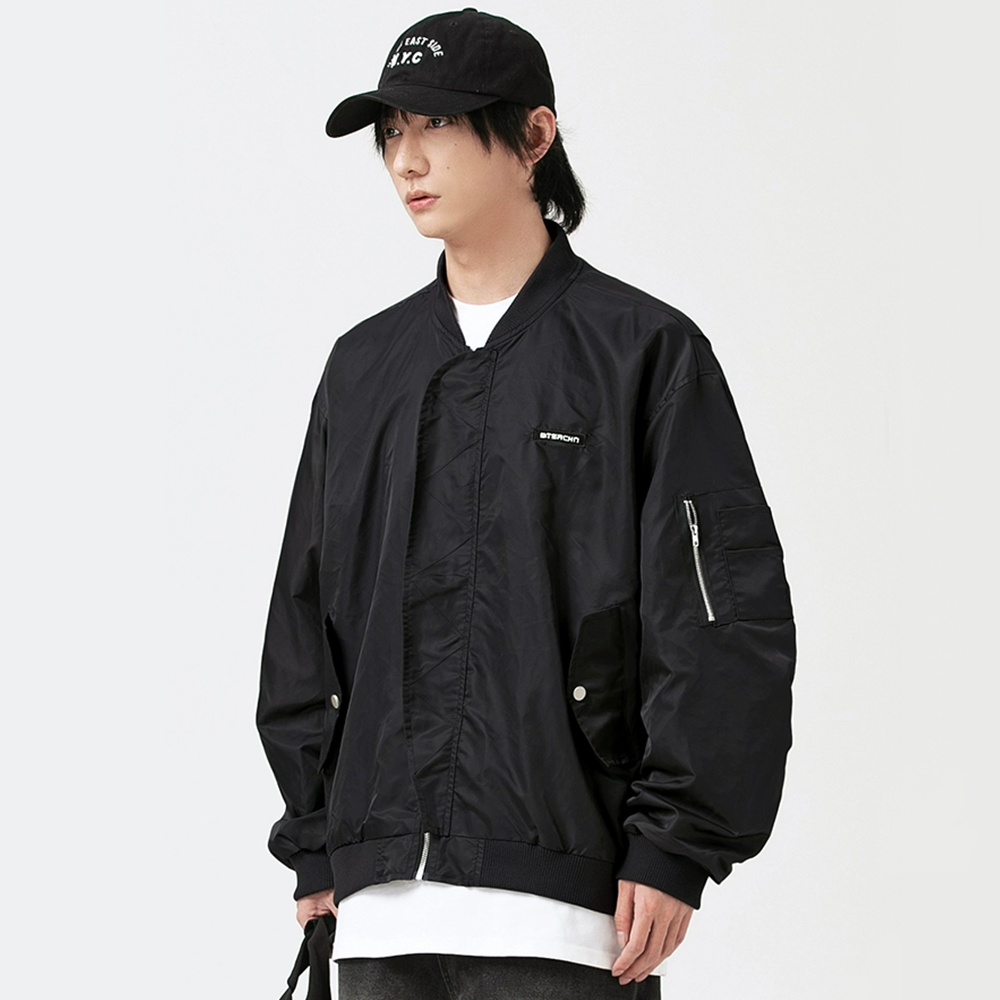 Vintage Loose Varsity Jacket