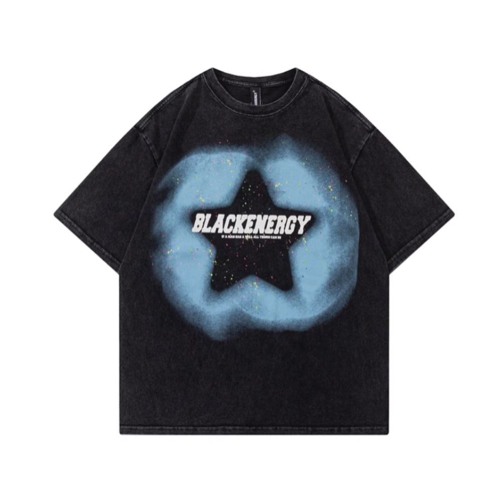 Vintage Pentagram Graphic T-shirt
