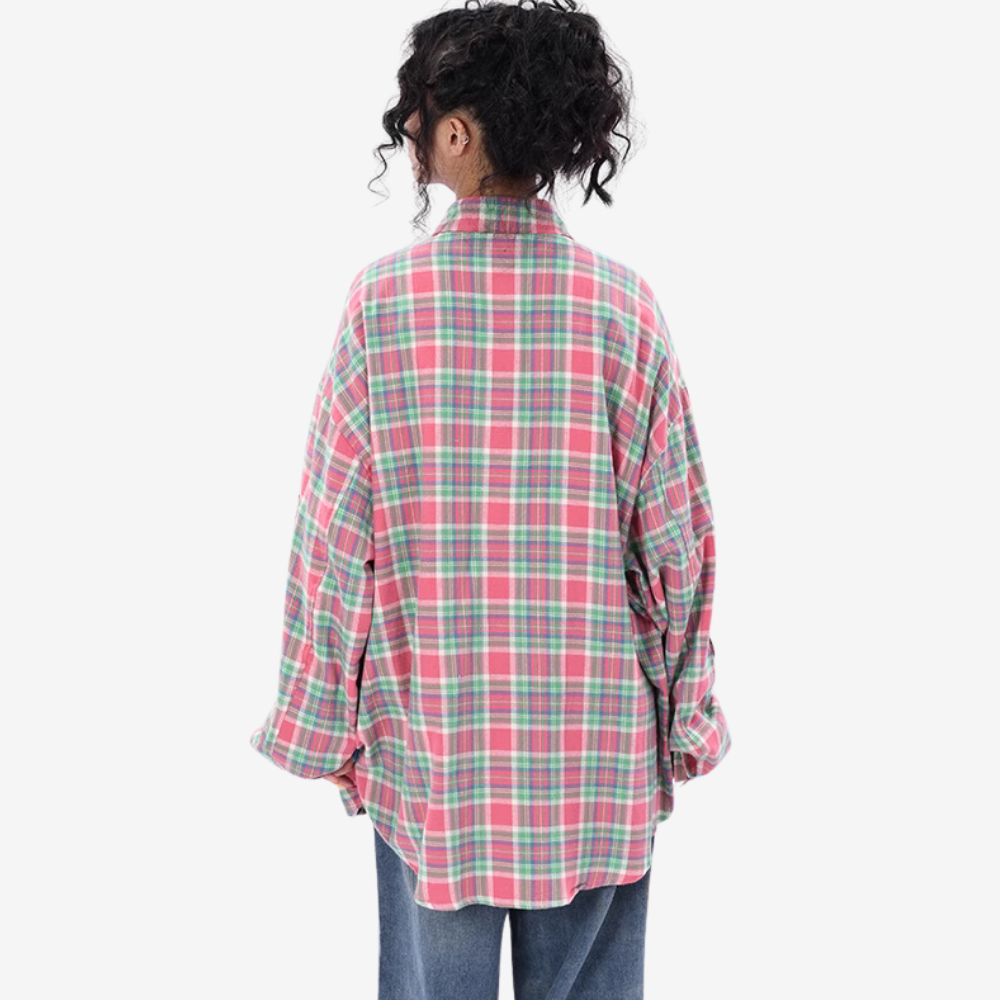 Harajuku Stars Letter Patch Shirt