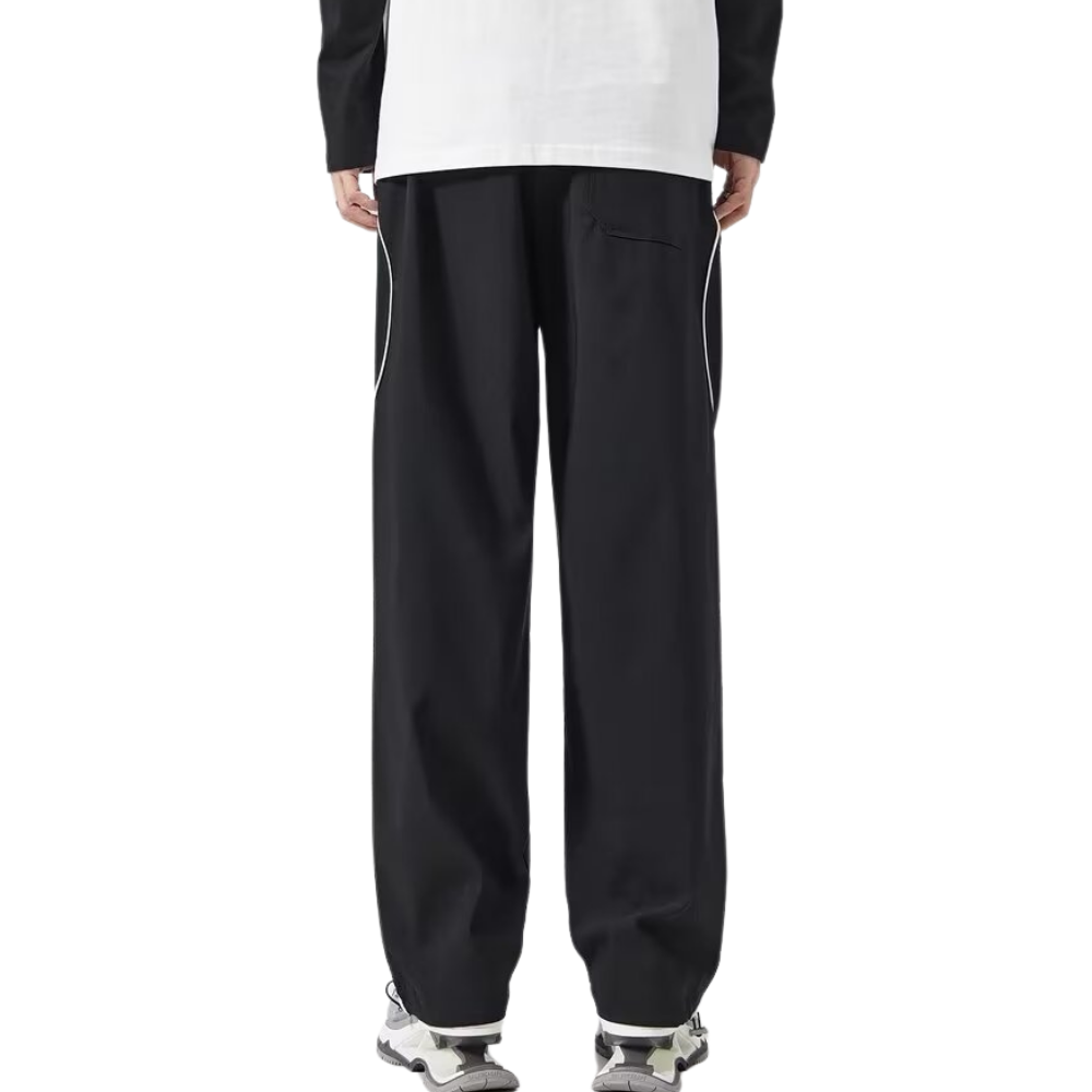Loose Patchwork Embroidered Sweatpants