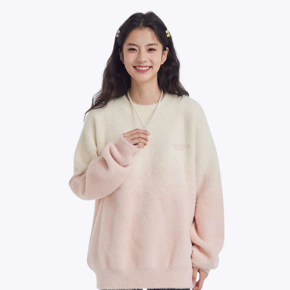Gradient Soft Mink Sweater