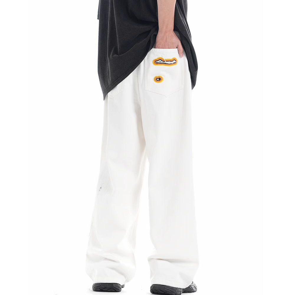 DF |Street Flame Ripped Jeans