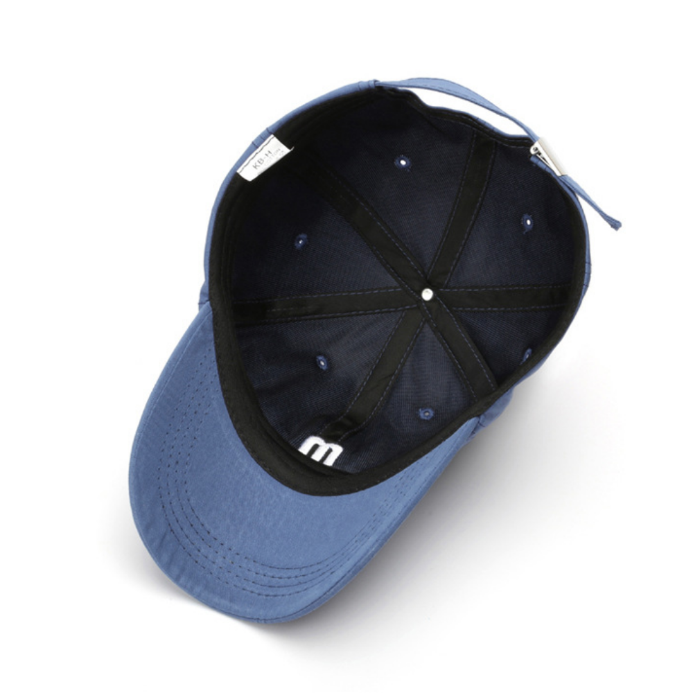 Japanese M letter embroidered hat