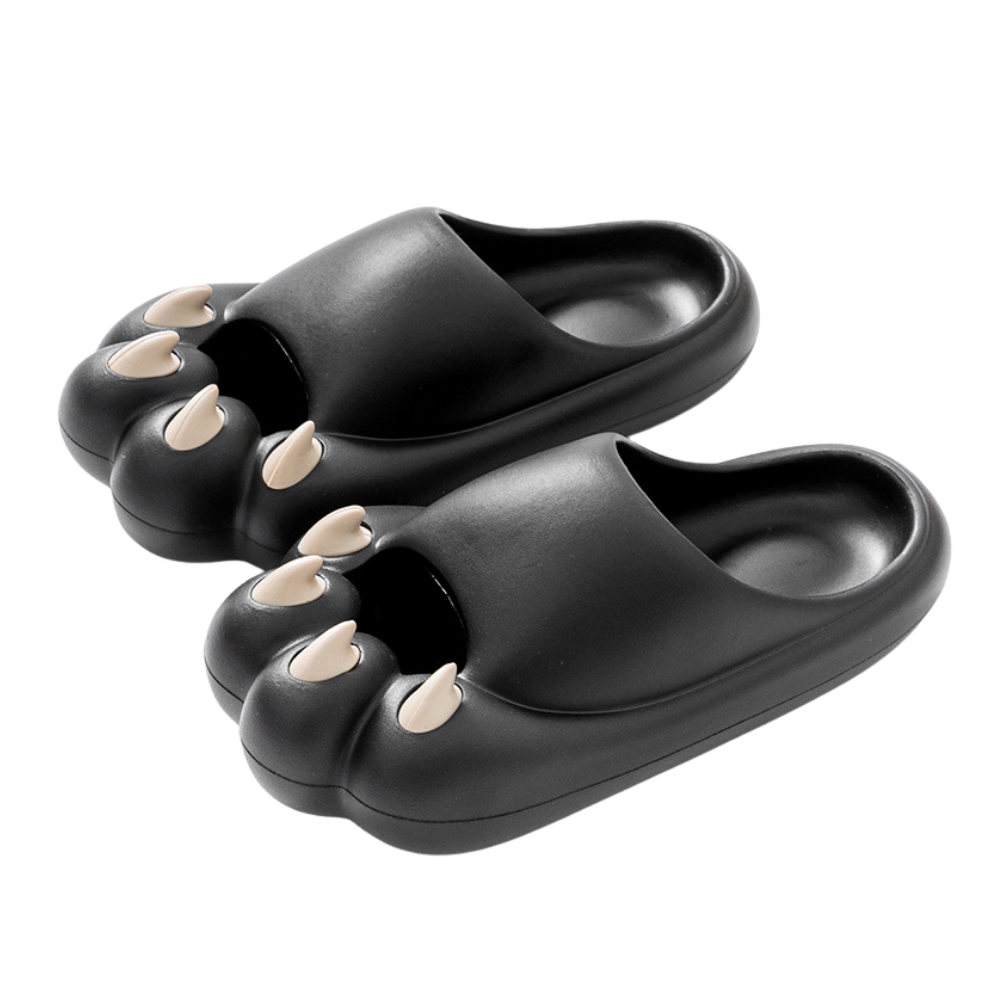 Cute Bear Paw Soft Slippers