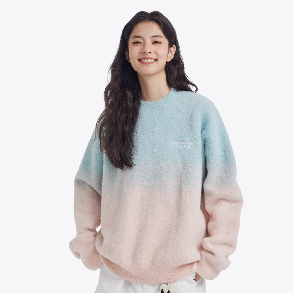 Gradient Soft Mink Sweater