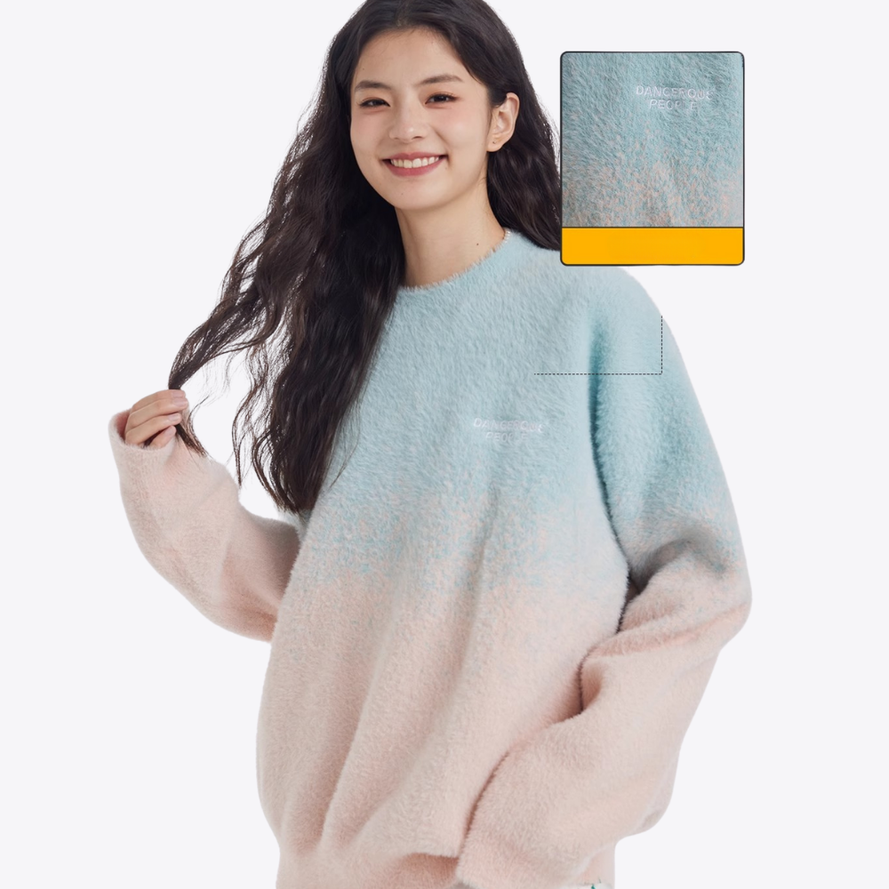 Gradient Soft Mink Sweater