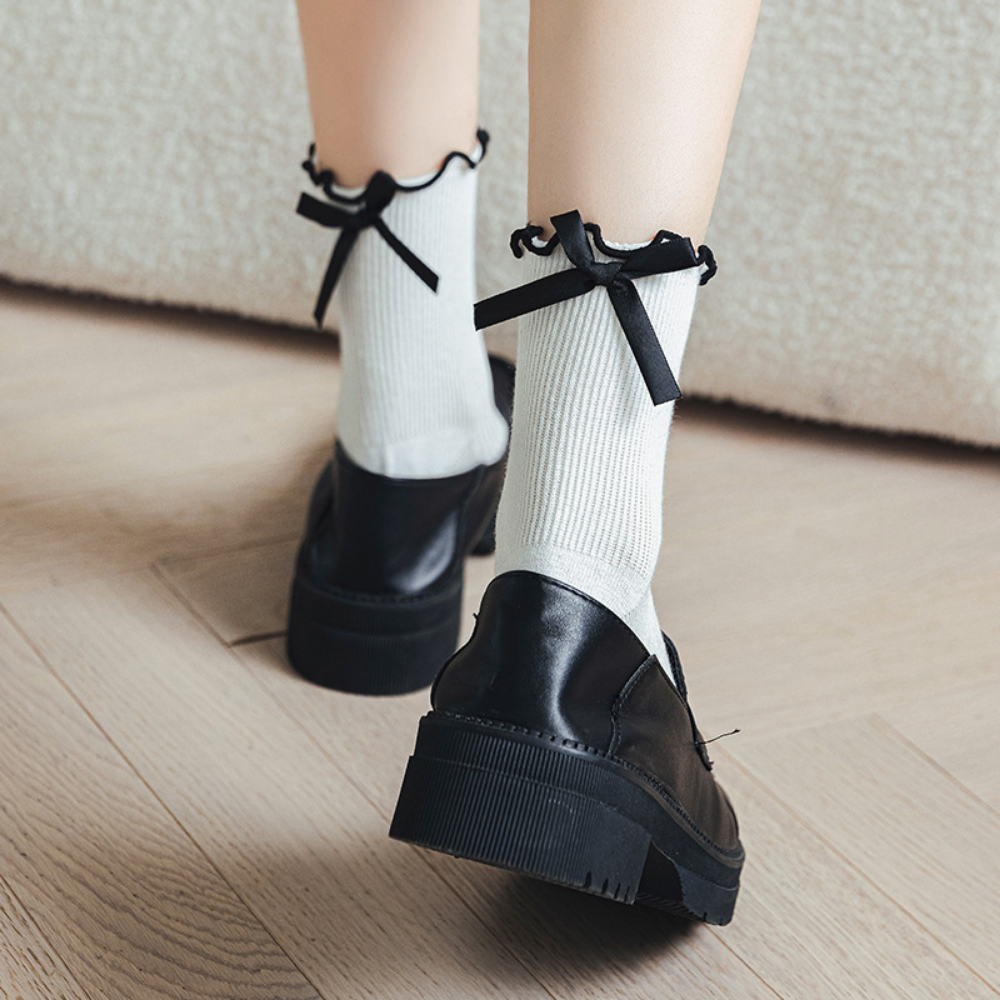 Simple Solid Color socks