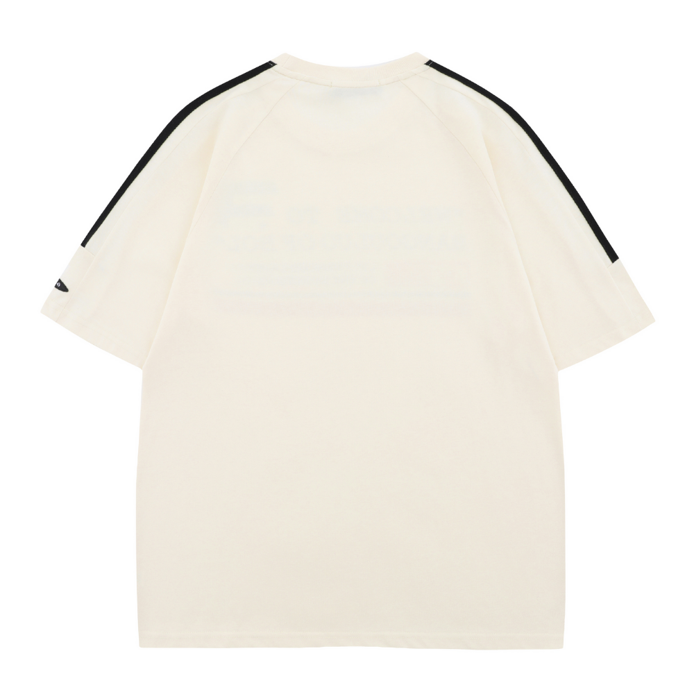 High Street Striped Letter T-Shirt
