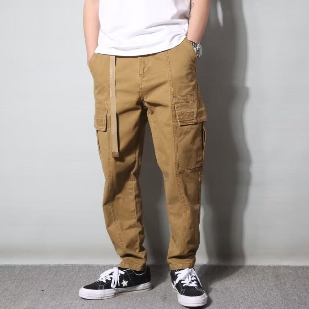 Japanese Belt Cargo Pants