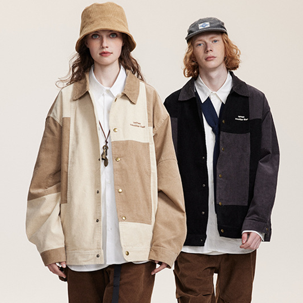 Japanese Patchwork Corduroy Jacket