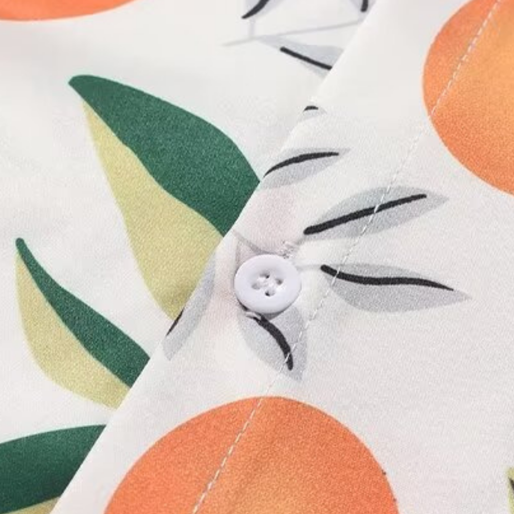 American Summer Orange Shirt