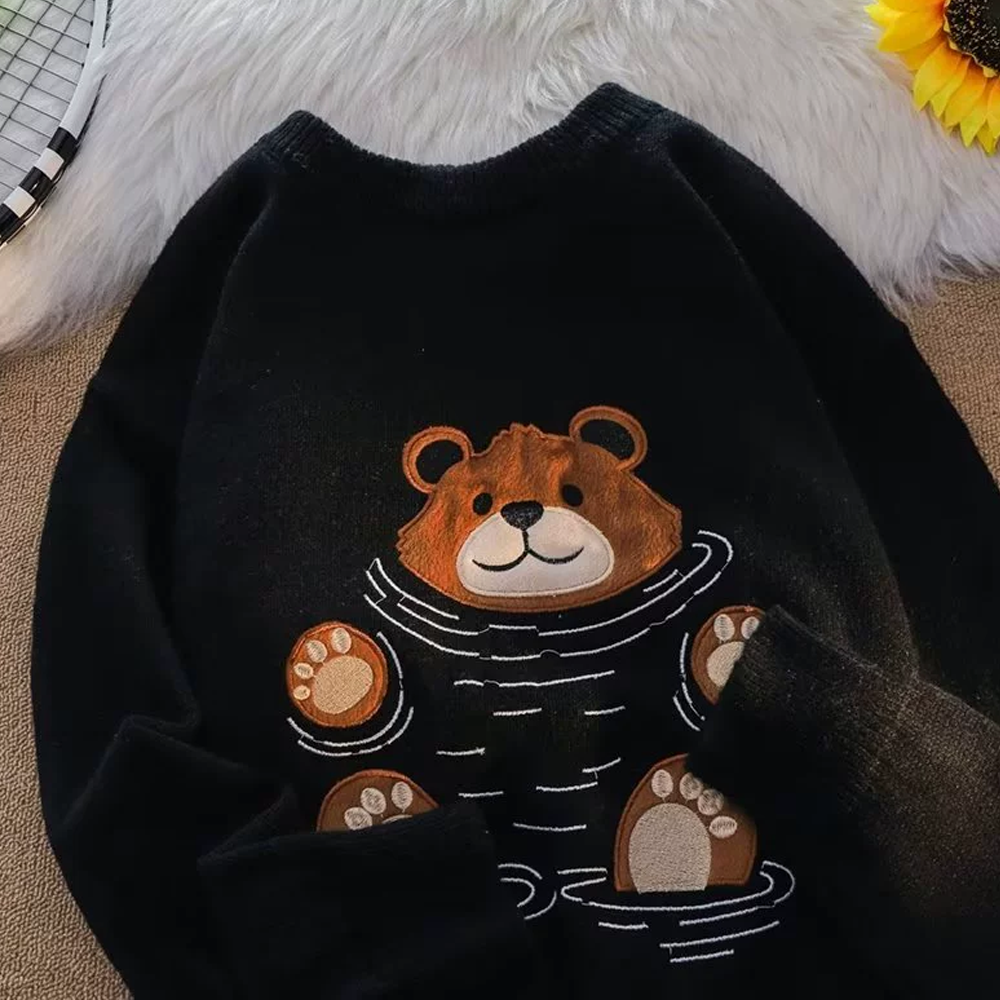 Cute Bear Swimming Sweater