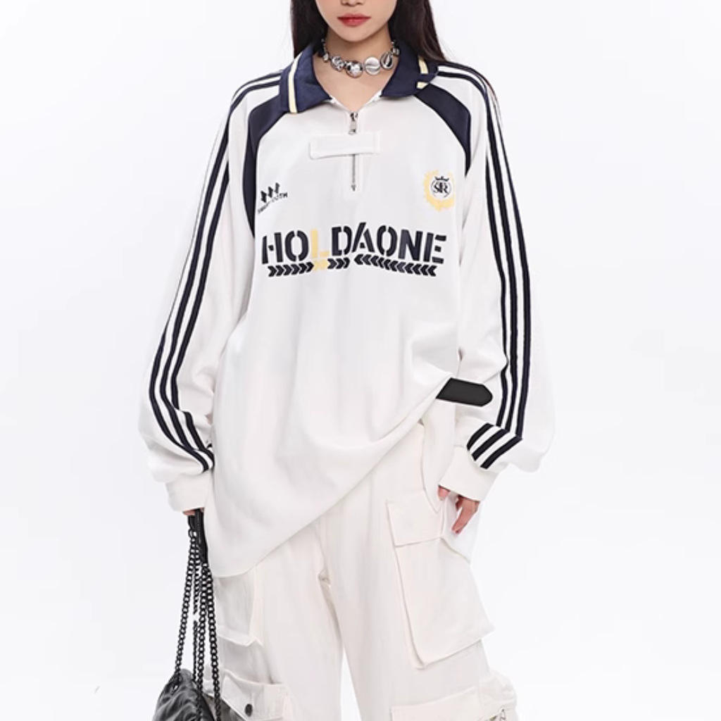 American Zippered Raglan Sweatshirt