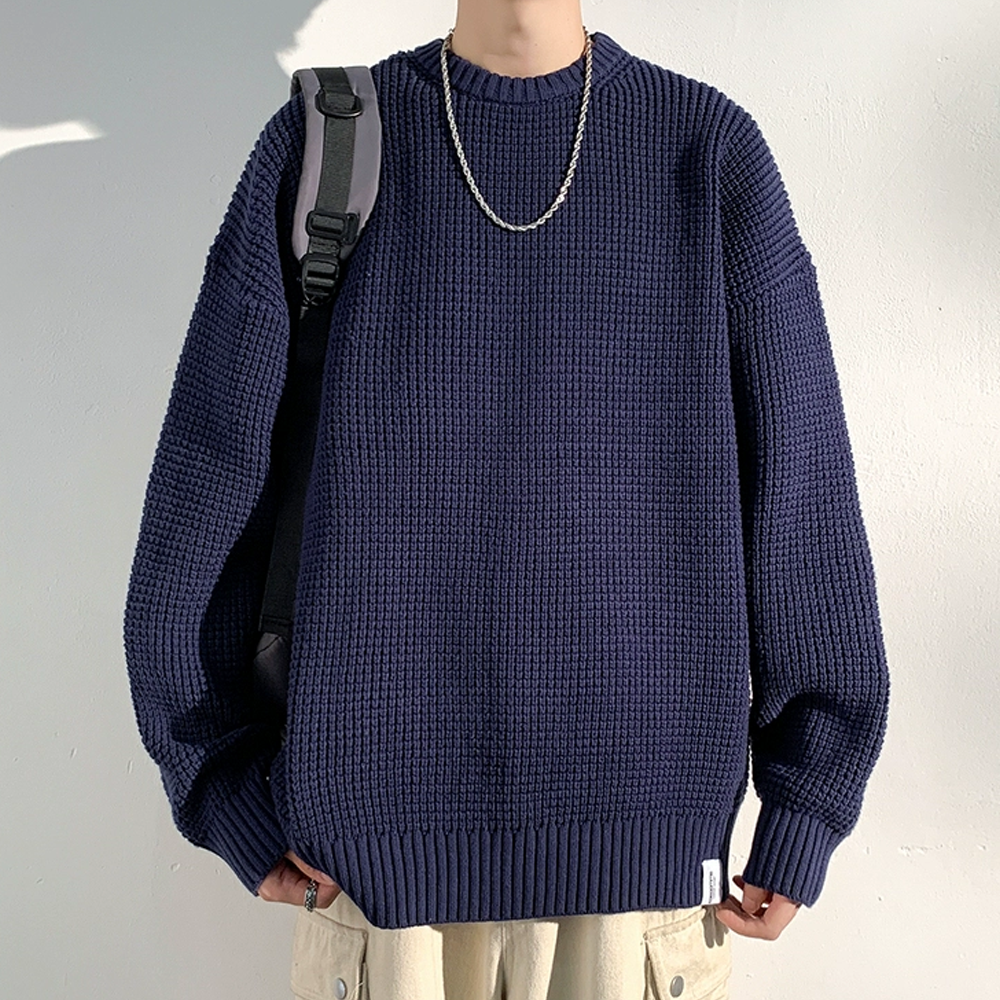 Simple  Solid Color Sweater