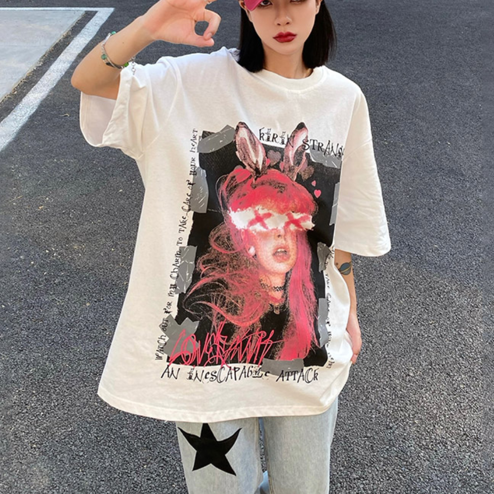 High Street Bunny Girl T-Shirt