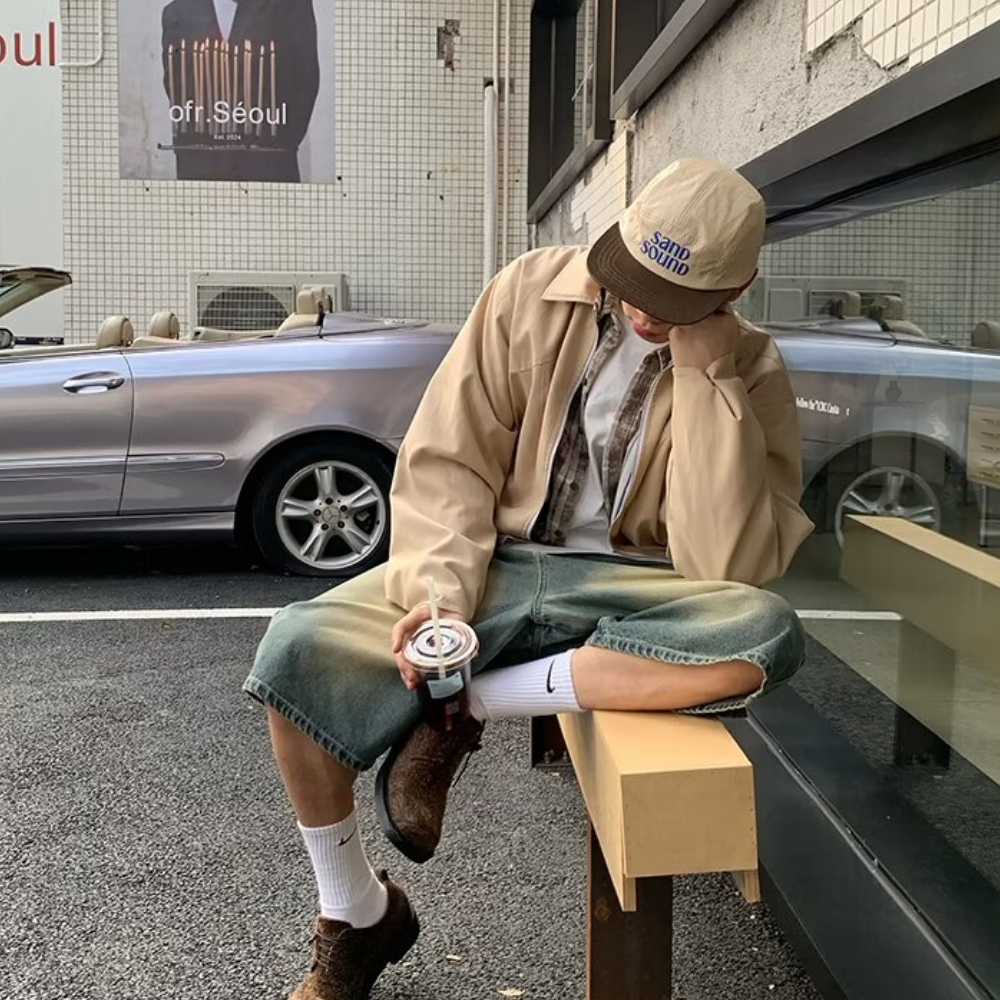 Wasteland Style Denim Shorts