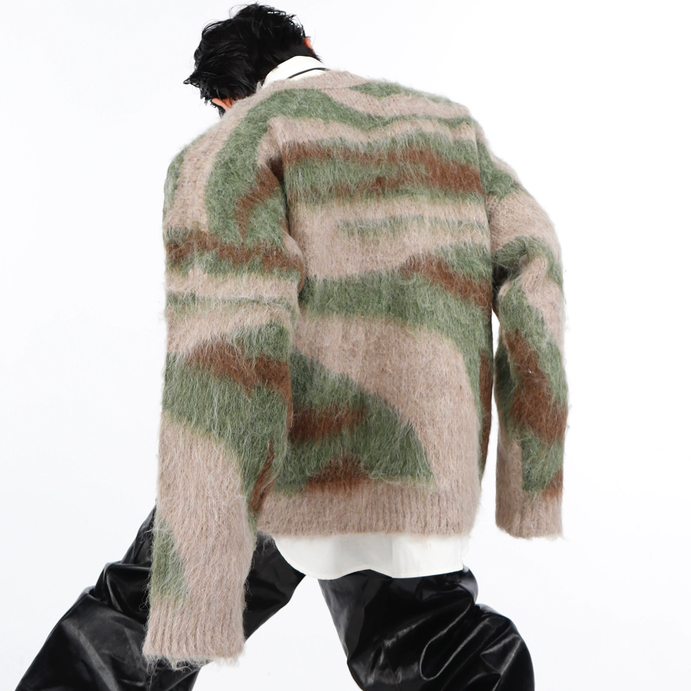 Retro Soft And Waxy Mohair Sweater