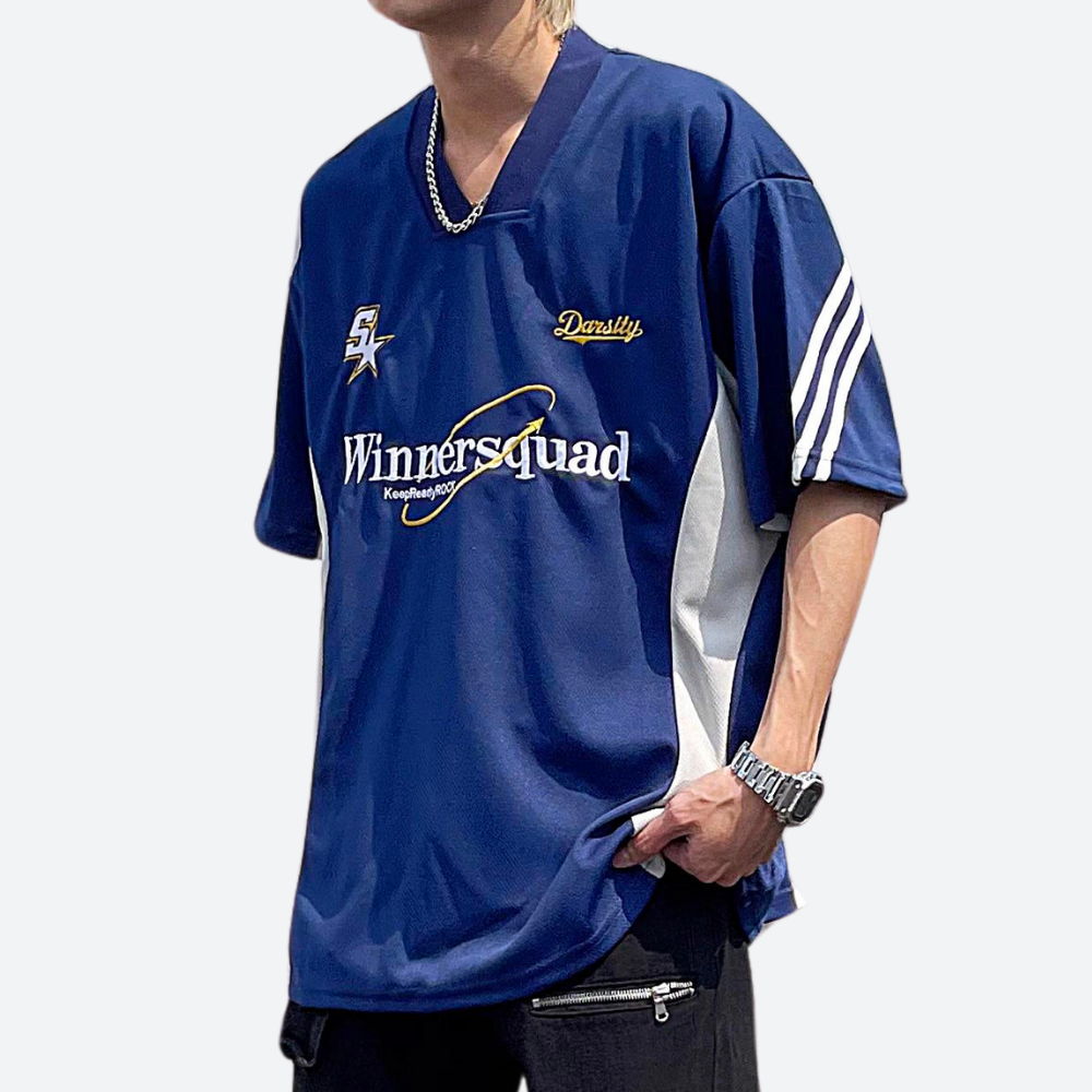 High Street Patchwork Embroidery T-shirt