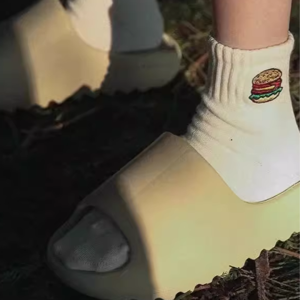 Hamburg Embroidered Socks