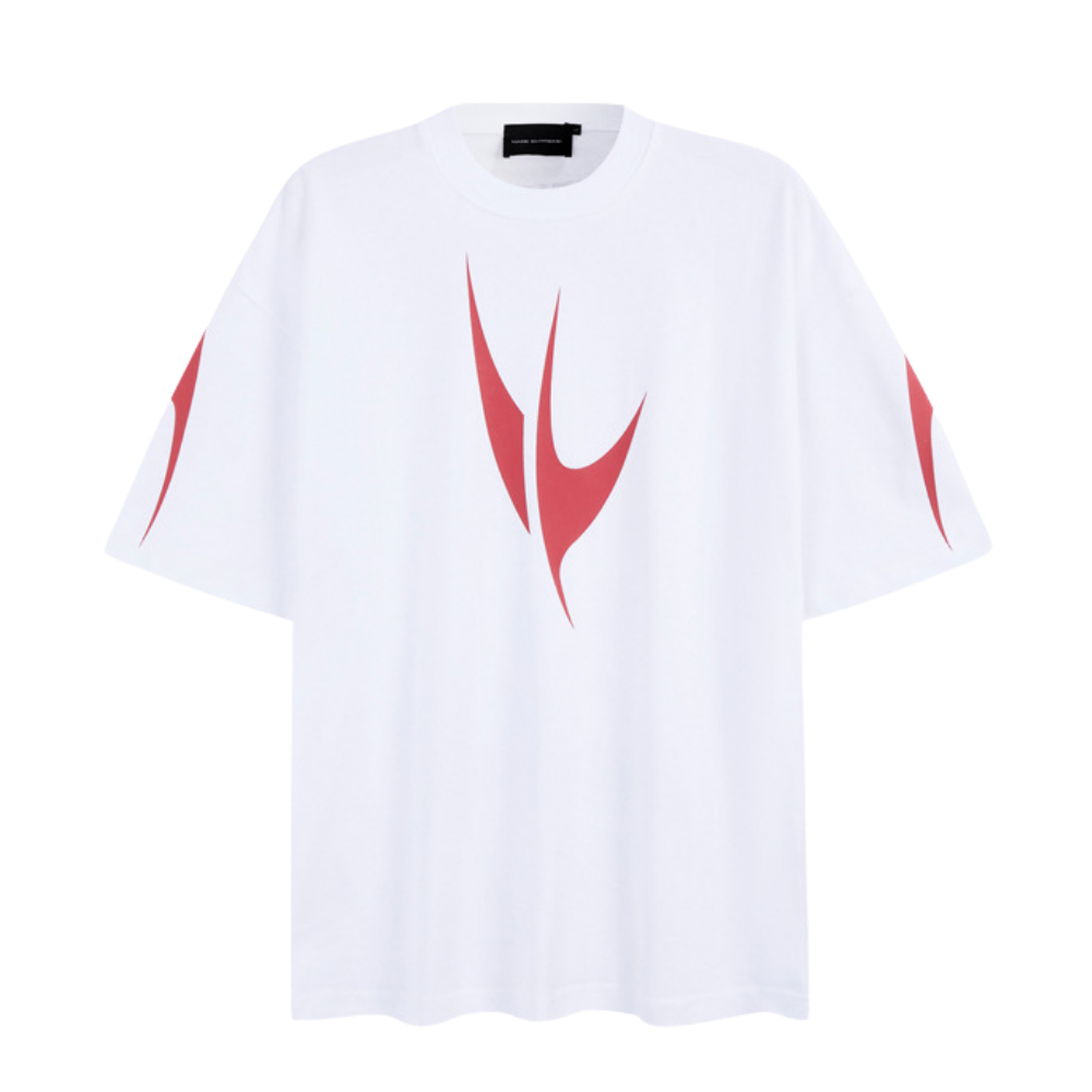 【MADE EXTREME】Sparkle Letter Print T-Shirt