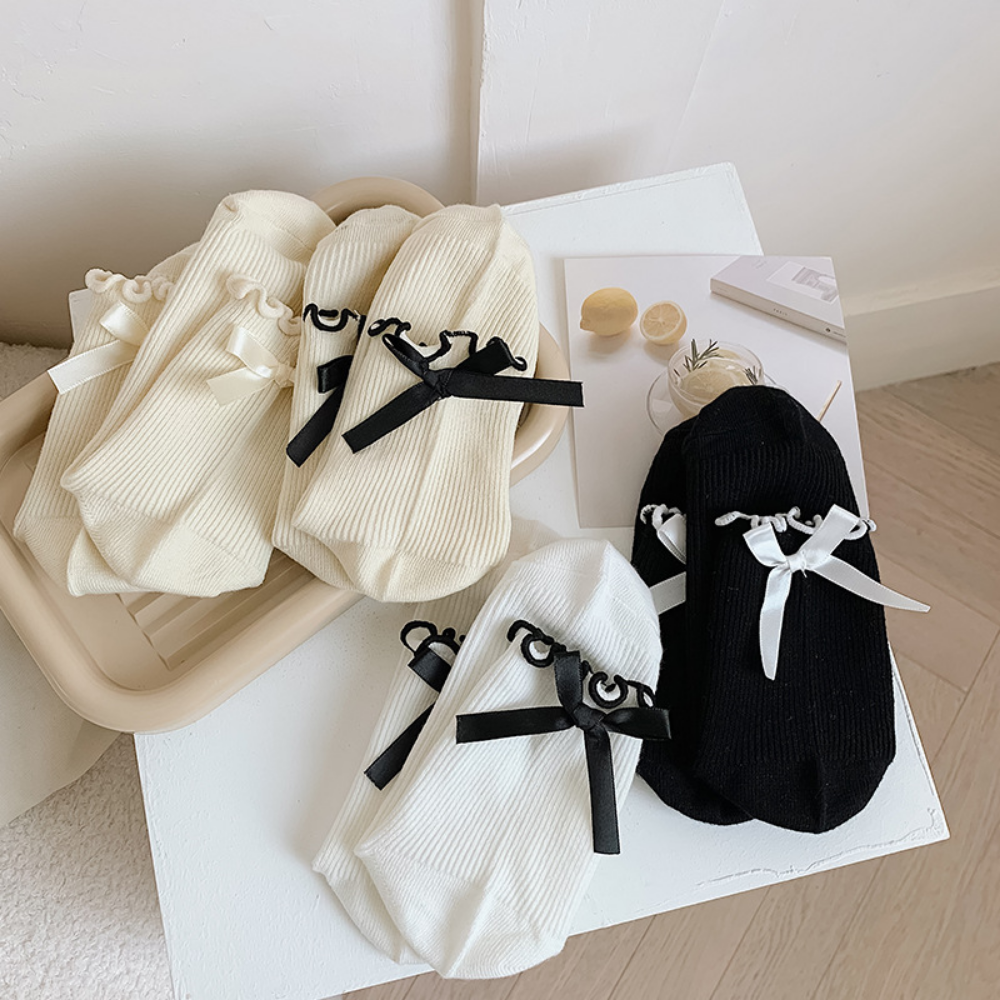 Simple Solid Color socks