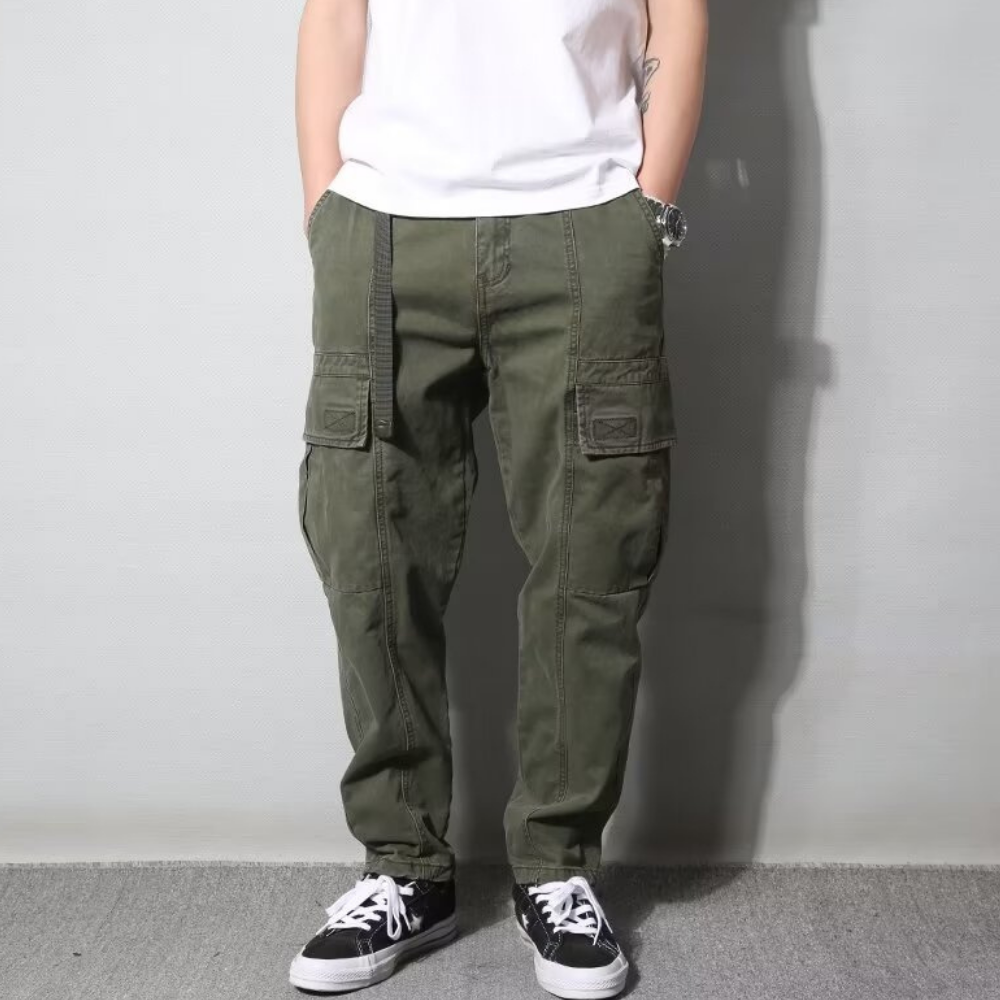 Japanese Belt Cargo Pants