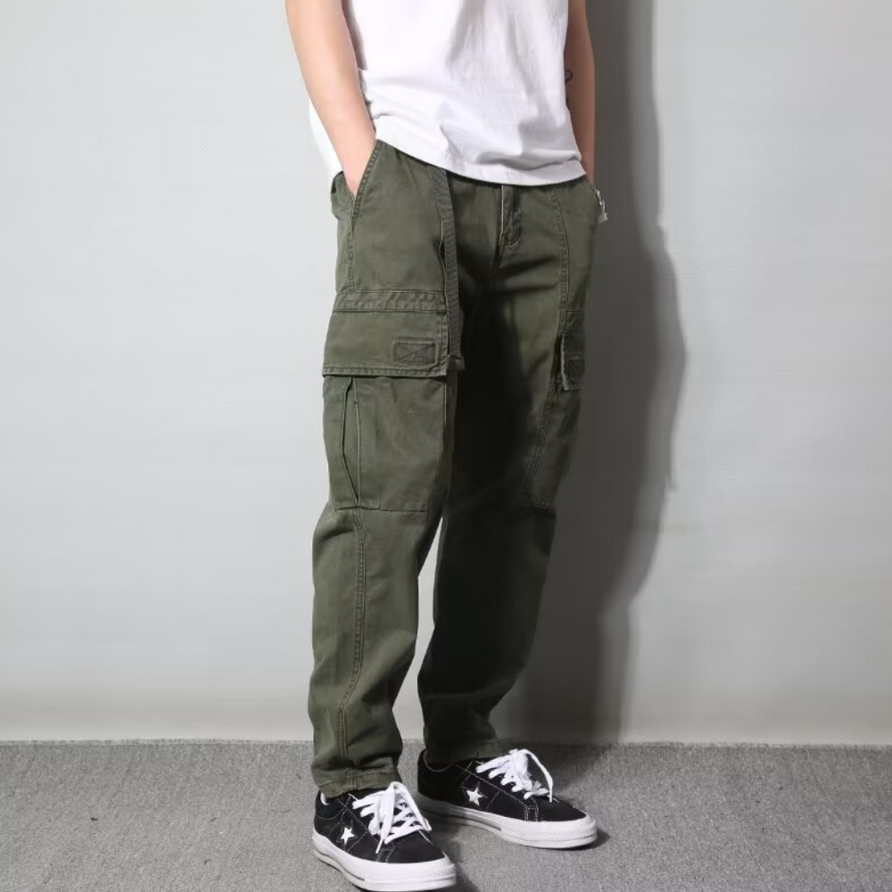 Japanese Belt Cargo Pants