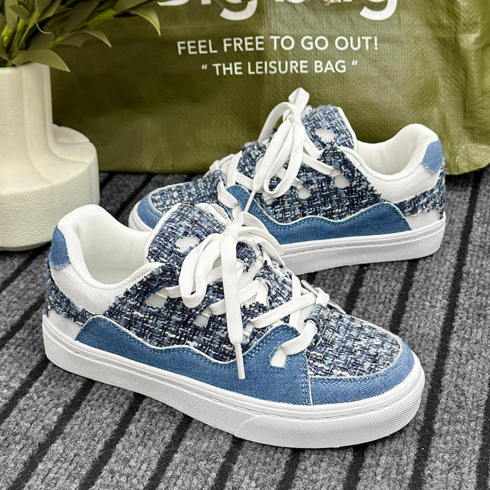 Casual Small Fragrant Denim Shoes